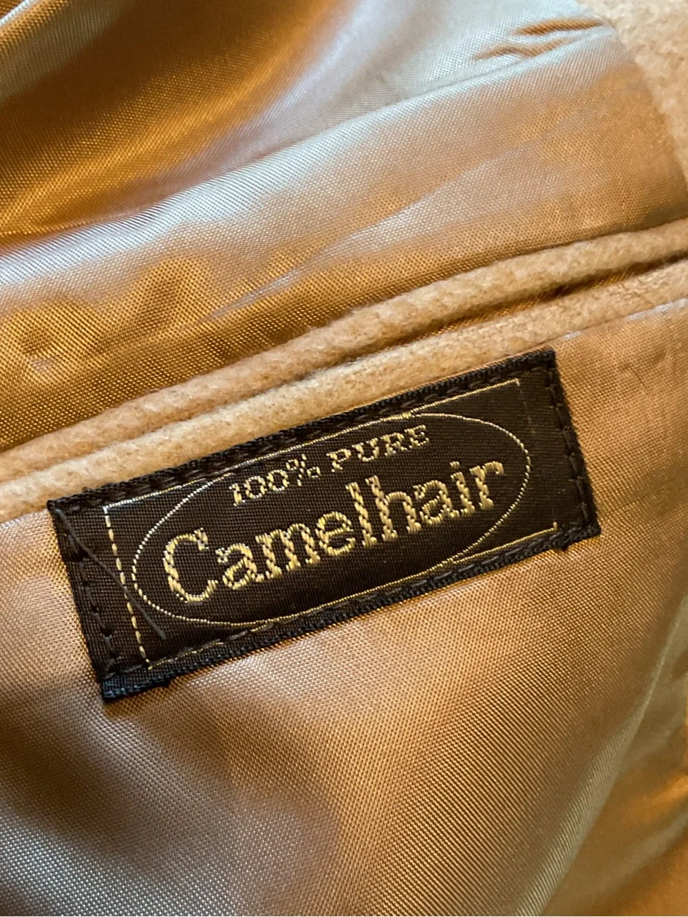 Barrister 100% Camelhair Sport Coat Blazer Tan